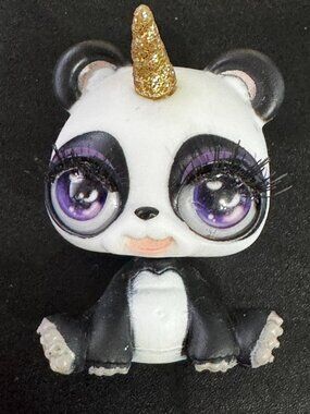 Poopsie Cutie Tooties Cuddles Unicorn Panda Figurine, MGA Circa 2019